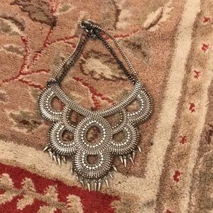 Silver bib necklace Stella dot